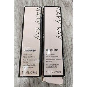 Mary Kay Matte Wear Foundation Beige 1 #038757 Combo / Oily Set of 2